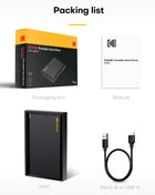 Kodak Disco rigido protettivo da 2,5 pollici USB3.0 5Gbps 500GB 1TB Disco rigido esterno HDD per capacità di espansione del computer desktop PS4