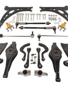 AP01 Set braccio sospensione anteriore posteriore per VW Golf 5 6 Audi A3 Q3 TT braccio manubrio rinforzato muslimexmuslimah