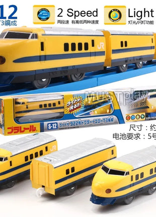 TAKARA TOMY Pule Road Road S serie treno a motore ferroviario ad alta velocità Shinkansen treno elettrico giocattolo per ragazzi, regalo di festa per bambini - riparo82