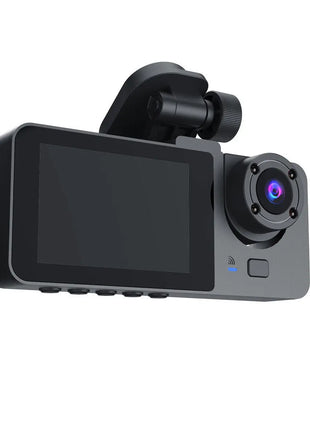 3-Channel Dash Cam Front Interior Rear 1080P Camera Recording WiFi Night Vision 170° Wide-Angle G-Sensor Loop Recording for Cars - Riparo82