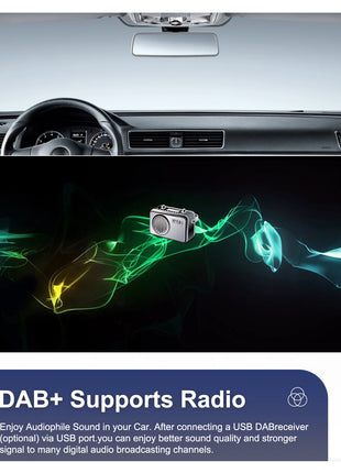 Podofo 7" Car Radio Wireless CarPlay Android Radio For FIAT Punto 2005-20009/Linea 2007-2011 Multimedia GPS FM WIFI BT Autoradio - Riparo82