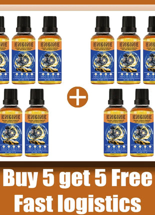 Car Engine Wear Repair Agent Reduce Fuel Consumption Gasoline Diesel Oil Additive Engine Cleaner Catalytic Converter - Riparo82