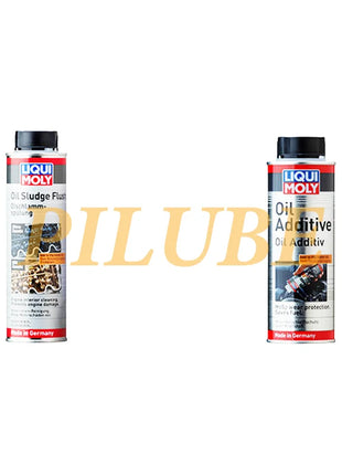 LIQUI MOLY FILLA DI OLIO FLUSH/OIL ADDTIVE Olio motore di alta qualità Pulizia dei fanghi Rimozione depositi di carbonio Prodotto originale