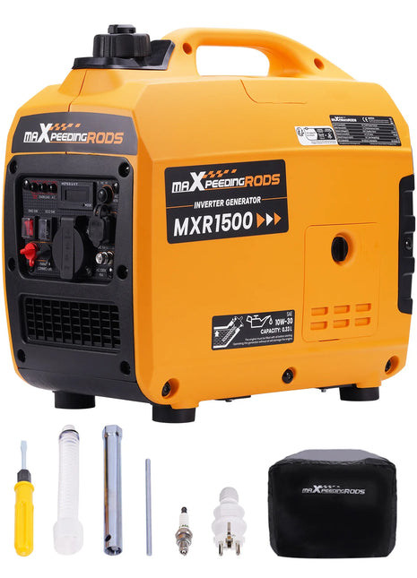 1200W Portable Silent Generator 11.5kg 4 Stroke for Outdoor Party - Riparo82