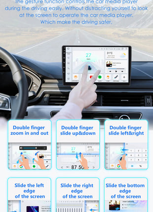 10.33'' Wireless Carplay Android 13 Universal Car Radio Support 4G WIFI DSP BT 1 Din Car Multimedia GPS Intelligent Autoradio - Riparo82