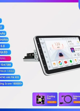 Hizpo 10.1" Universal CarPlay Android Auto Radio For VW Volkswagen Fiat Renault Nissan Hyundai 4G Car Multimedia Autoradio 1 Din