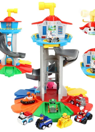 Paw Patrol Set di giocattoli Cartoon Anime Figure Patrol Canine Chase Skye Rimbalzo Bicicletta Decorazione della casa Regali di compleanno di Natale per bambini - riparo82