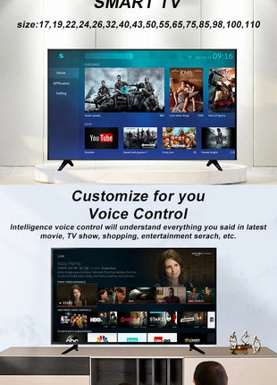 Normal Televisions Accept Custom Led Tv 55 Inch 4k Smart Android Tv Smart 65 75 85 Inch Smart Tv Set - Riparo82