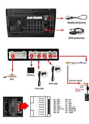 AWESAFE Carplay android Auto Radio for VW Golf 4 Passat POLO Transport T5 Multivan Seat Jetta Car Intelligent Systems Autoradio - Riparo82