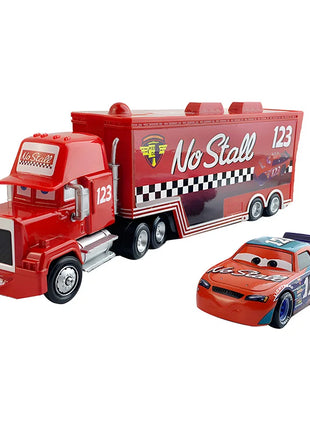 Auto 2 Mack Truck Pixar auto da corsa Lightning McQueen Jackson Storm mini Car 1 3 collezione Pressofuso Giocattolo in metallo Regalo per il regalo del capretto - riparo82