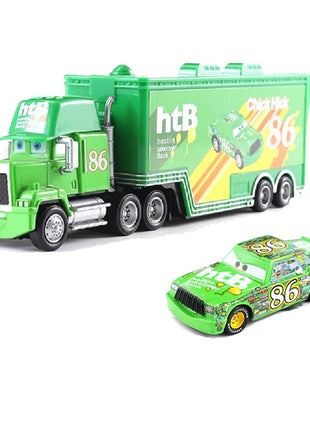 Auto 2 Mack Truck Pixar auto da corsa Lightning McQueen Jackson Storm mini Car 1 3 collezione Pressofuso Giocattolo in metallo Regalo per il regalo del capretto - riparo82