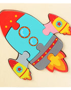 Set di puzzle in legno per bambini Montessori Giochi per bambini per bambini Giocattoli educativi e per l'intelligenza 1 2 3 4 anni - riparo82