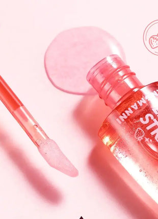 Natural Moisturizing lipstick Moisturizes and softens the water feeling, transparent and nude, easy to apply lip oil - Riparo82