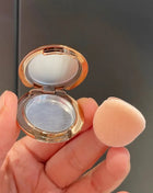 Eyeshadow Palette with Puff 0.2-1g Round Monochromatic Case Small 25mm Portable Shadow Highlight Box for Mini Cosmetic Sample - Riparo82