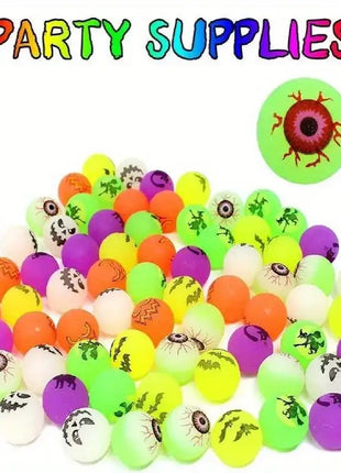 20/40Pcs Halloween Party Kids Gift Plastic Pumpkin Boxes with Glow in The Dark Bouncy Balls Trick or Treat Favors Goodie Fillers - Riparo82
