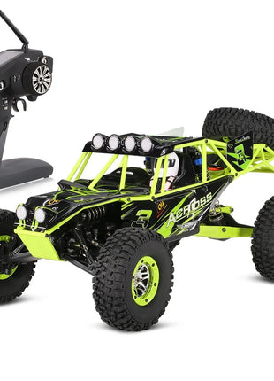 Giocattolo per bambini Hot WLtoys 10428 RC Auto 45CM 2.4G Scala 1:10 Doppia velocità Radiocomando Elettrico Wild Track Warrior