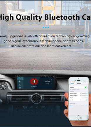 AutoRadio Android14 Wireless Carplay Car For Lexus IS RC 200 250 300 350 200T 300h Multimedia Player Navigation GPS Stereo Audio - Riparo82