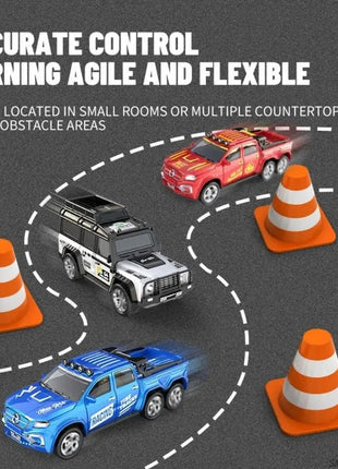 RC Cars 2.4G 5 canali 1:64 lega Mini telecomando SUV Drifts One Hour Long Endurance veicolo fuoristrada elettrico per bambini