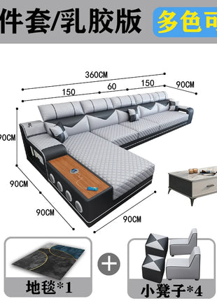 Divani da soggiorno di design nordico Divano da pavimento in pelle Divani replica reclinabili Decorazioni rilassanti Balcone Muebles Mobili per hotel