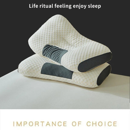 Neck Pillow Help Sleep And Protect The Neck Cervical Orthopedic Household Soybean Fiber SPA Massage Pillow For Sleeping New