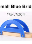 small blue bridge