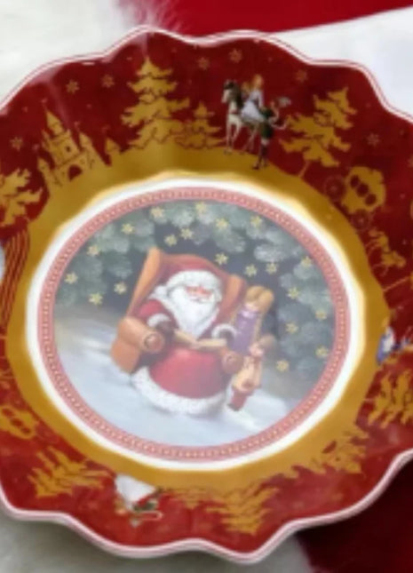 Tedesco V Bao stoviglie biscotti di natale piatto piatto piatto rettangolare piatto tazza piatto per insalata piatto da Dessert piatti porta frutta - riparo82