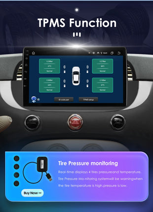 4G 8Core Android Car radio GPS Stereo For Fiat 500 2007-2014 Multimedia Video player 2DIN Autoradio DSP Carplay 7862 Head Unit - Riparo82
