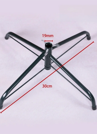 Base per supporto per albero di Natale in metallo resistente Robusto supporto per albero di Natale rotante Base per albero di Natale artificiale Accessorio per albero di Natale - riparo82