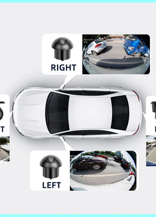 3D 360 Car Panoramic Camera AHD720/AHD1080P Dual modes universal Surround View image 4 cameras for Android Auto with 360APP - Riparo82