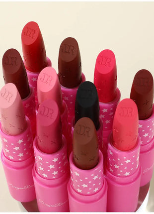 3Pcs/Box Korean Matte Lipstick Set for Women Waterproof Long-Lasting High Pigmented Lipgloss Cosmetic Beauty Makeup - Riparo82