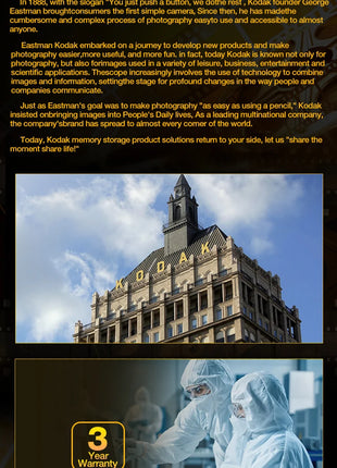 KODAK Scheda SD originale ad alta velocità 256G 128G 64G 32G Scheda di memoria SD SDXC V30 per fotocamera 4K HD per auto DV SLR