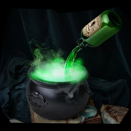 Halloween Black Witch Bowl Magic Float Bottle and Diffuser Horror House Decoration Hocus Pocus Party Scary Props Halloween Decor