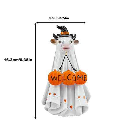 Halloween Ghost Pumpkin Decoration Halloween Party Tabletop Ornament Home Scene Prop Festive Seasonal Decor For Kids Adults