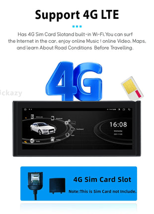 10.25 "Android 14 Wireless Carplay Multimedia For AUDI A1 2012-2018 Car Radio Video GPS Navigation Stereo Screen Head Unit 4G - Riparo82