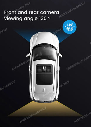 New Double Recording HD Dash Cam Visual angle 130° Super HD 1080P+720P support AR/ADAS driving assistance/fixed electronic dog - Riparo82