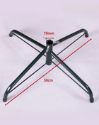 Base per supporto per albero di Natale in metallo Robusta base rotante per albero di Natale artificiale Gambe per supporto per albero di Natale - riparo82