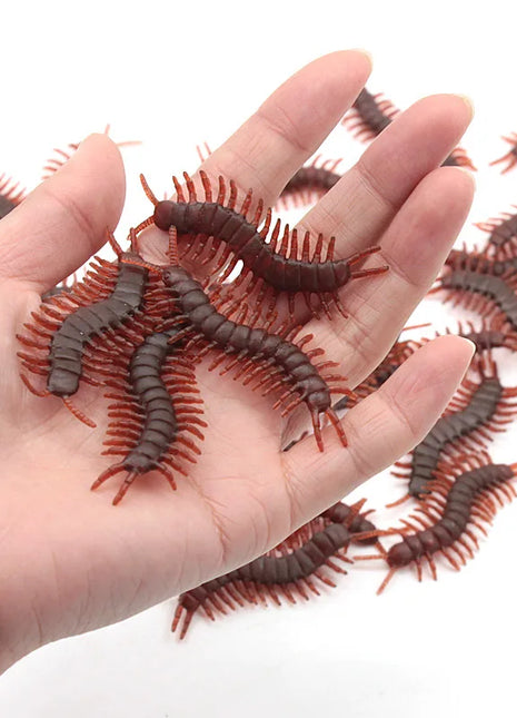Halloween Gadget Plastic Cockroaches Joke Decoration Props Rubber Toy Gags Practical Jokes Toys Plastic Bugs Cockroach - Riparo82