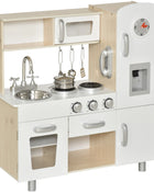 Cucina giocattolo Homcom con contenitori multipli per +3 anni 74X30X81 cm - riparo82