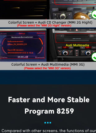 10.25" AutoRadio Android 14 Car Screen For Audi Q7 4L 2005-2015 Multimedia Wireless Carplay Stereo GPS Navigation 4G Audio DSP - Riparo82