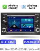 Android 14 AutoRadio For Audi A4 B6 B7 S4 B7 B6 RS4 Seat Exeo 2002-2008 RS4 B7 Radio 2008-2012 Stereo GPS Carplay Car Multimedia - Riparo82