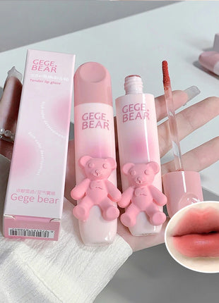 Gegebear Bear Lip Glaze Matte Velvet Lipstick Long-lasting Whitening Lip Cream Lip Mud - Riparo82