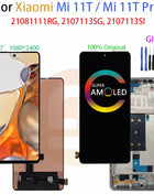 AMOLED originale per Xiaomi Mi 11T 11T Pro 21081111 RG RG 2107113 Riparazione del gruppo digitalizzatore schermo touch panel display LCD SI Pantalla - riparo82