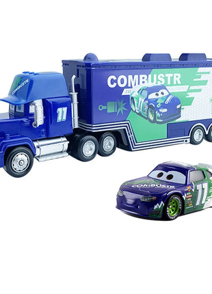 Auto 2 Mack Truck Pixar auto da corsa Lightning McQueen Jackson Storm mini Car 1 3 collezione Pressofuso Giocattolo in metallo Regalo per il regalo del capretto - riparo82