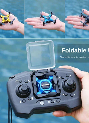 802 Mini Drone 4K 1080P HD Camera WiFi Fpv Pressione dell'aria Mantenimento dell'altitudine Professionale Pieghevole Quadcopter RC Drone Giocattoli per bambini Regalo - riparo82