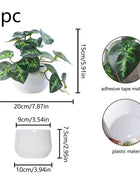 1PC Simulated Plant Potted Plant, Business Office Desktop, Foyer, Garden, Garden, Floral And Home Decoration