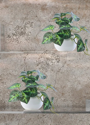 1PC Simulated Plant Potted Plant, Business Office Desktop, Foyer, Garden, Garden, Floral And Home Decoration