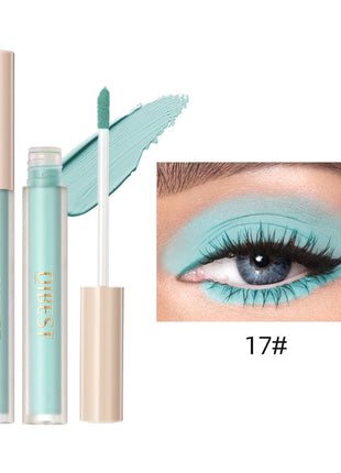 24 Colors Matte Liquid Eyeshadow Cream Nude Eye Makeup Long Lasting Eye Shdaow Stick Blush Purple Green Blue Red Contour Shadow - Riparo82