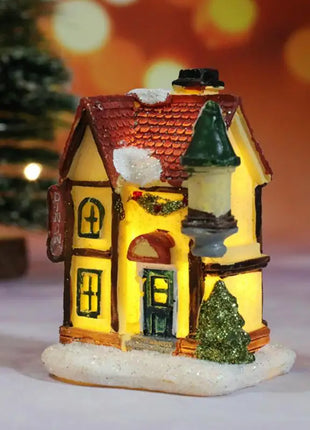 Christmas Light House Village decorazioni natalizie per la casa regali di Natale ornamenti natalizi capodanno 2024 Natale Navidad Noel