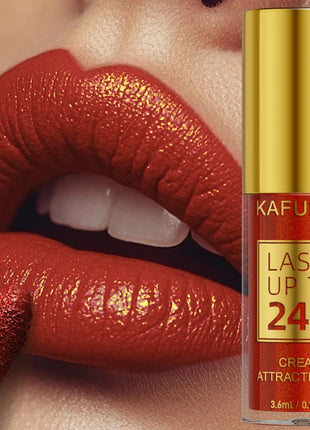 14 Colors Glitter Metallic Lip Glaze Shiny Long Lasting Lip Gloss Waterproof Liquid Lipstick Makeup Lip Oil Lip Tint Gifts for W - Riparo82