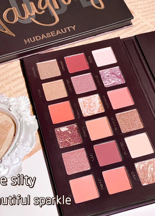 18-Color Eyeshadow Palette – Matte & Glitter, High Pigment,  Long-Lasting, Smudge-Proof, Perfect for Daily & Party makeup - Riparo82